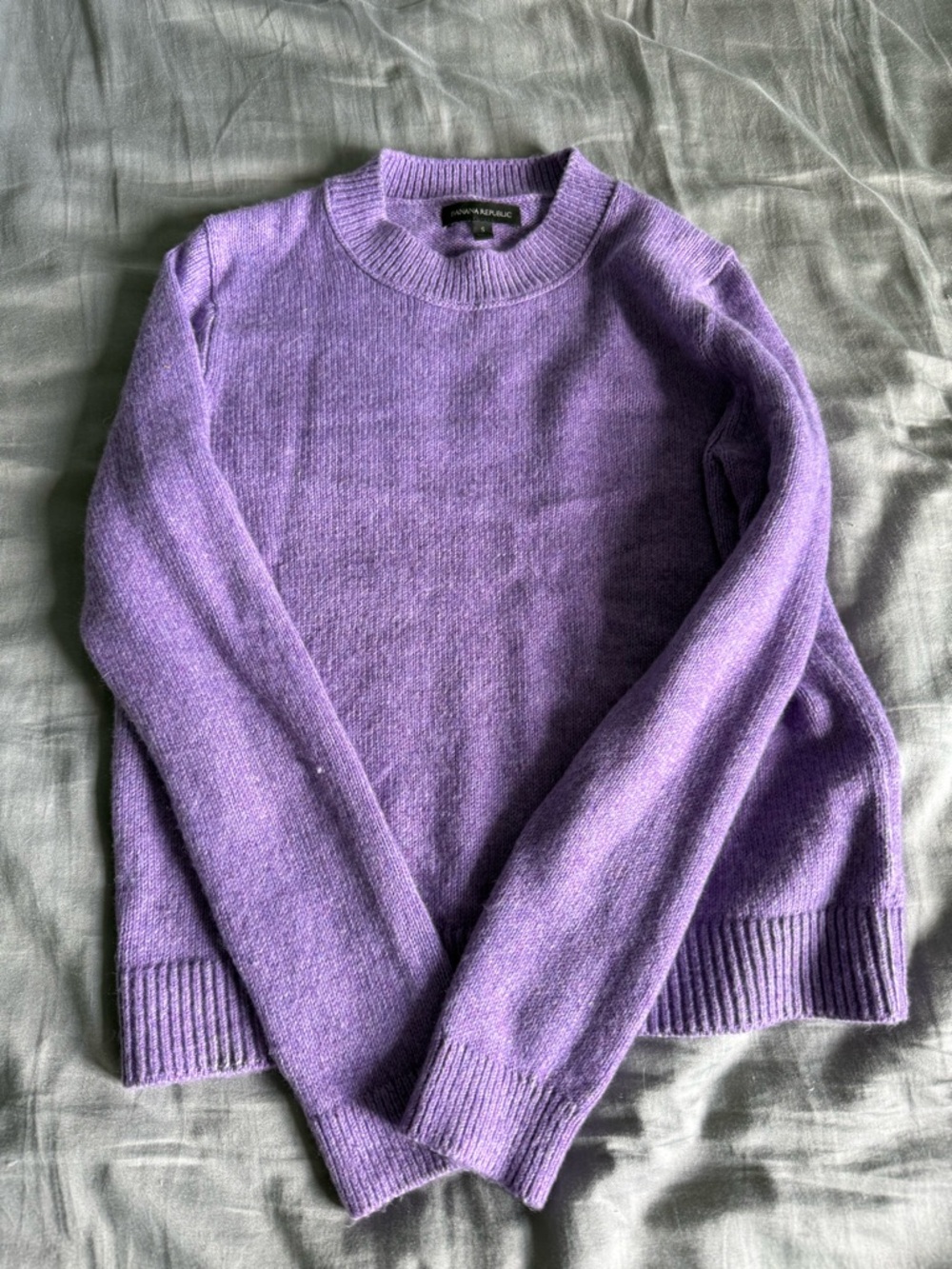 Banana Republic Purple Crewneck Sweater